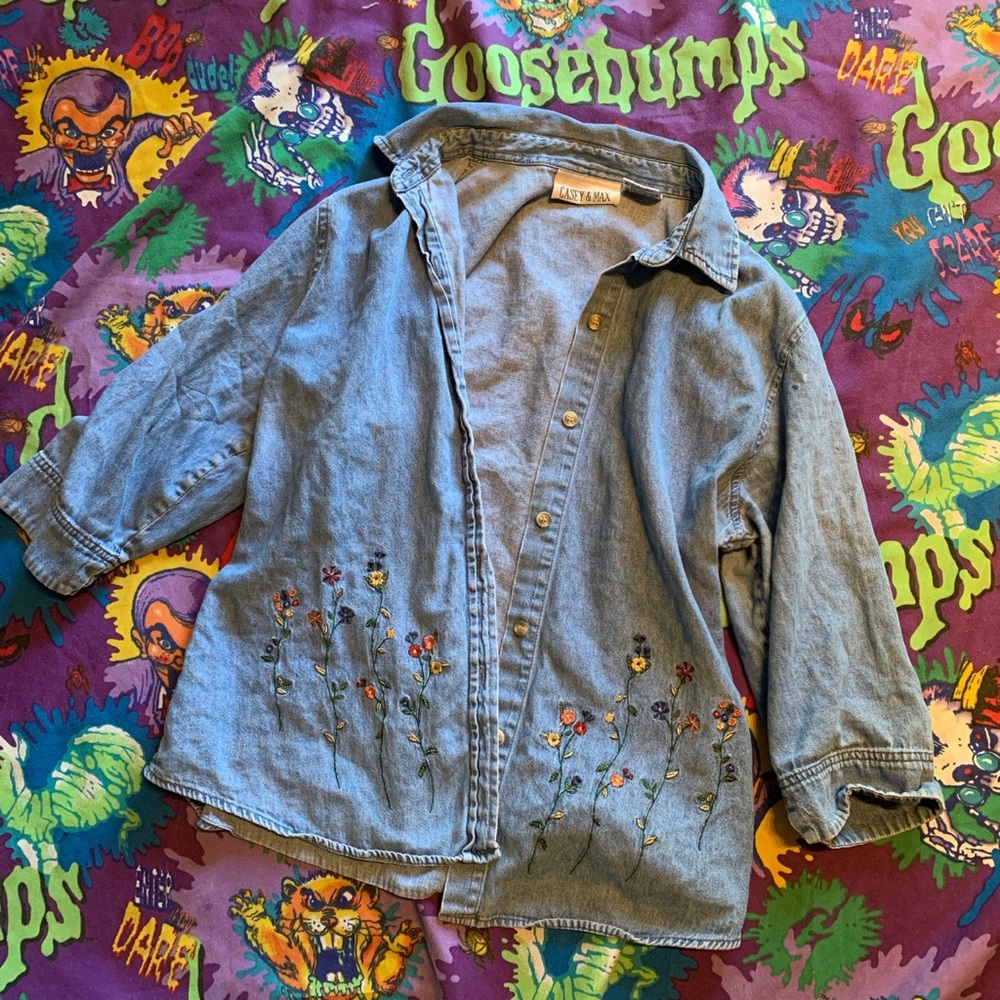 Vintage floral button down